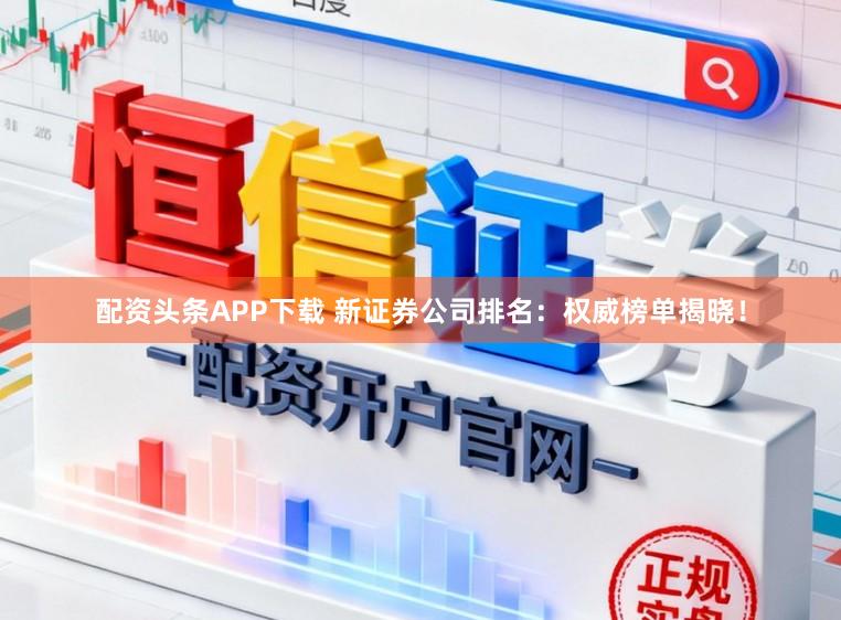 配资头条APP下载 新证券公司排名：权威榜单揭晓！